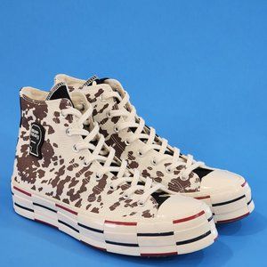 Converse Chuck 70 x Brain Dead High Top Cow Print Unisex Sneakers 169946C NWT